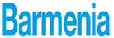 Das hellblaue Logo von Barmenia