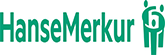 Das grüne Logo von der Hanse Merkur