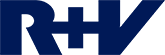 Das blaue Logo von R + V